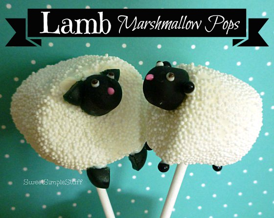 Lamb Marshmallow Pops by SweetSimpleStuff