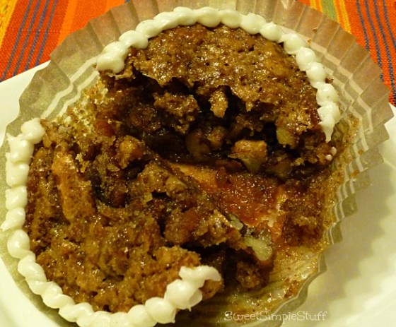 Gluten Free Pecan Pie Cupcakes by SweetSimpleStuff