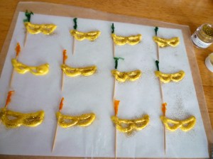 candy mardi gras masks