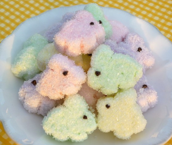 sugared marshmallow bunnies