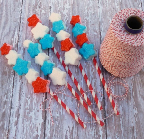 Star marshmallow pops