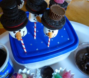  snowmen pops
