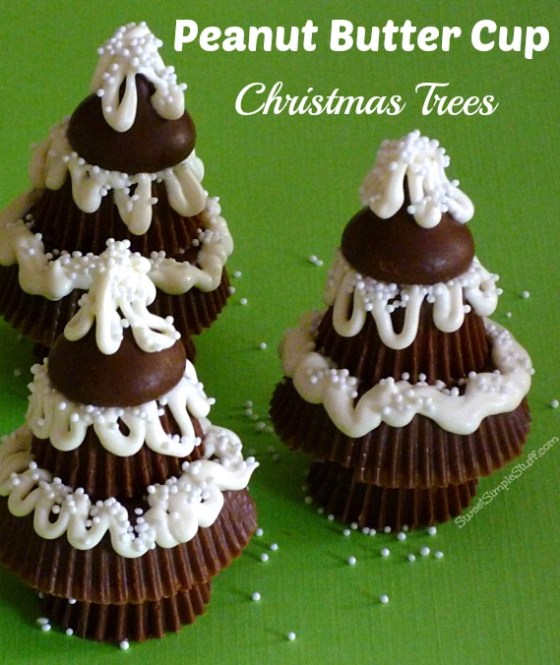 Reese's Peanut Butter Cup Christmas Trees
