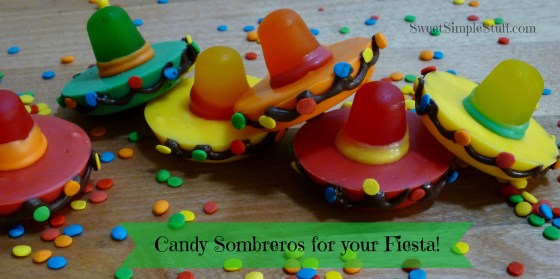 Candy Sombreros for your fiesta