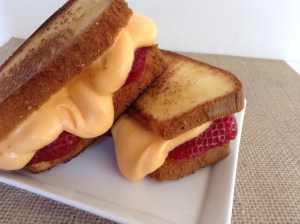 Grilled cheese dessert