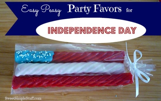 Easy Peasy Party Favors for Independence Day