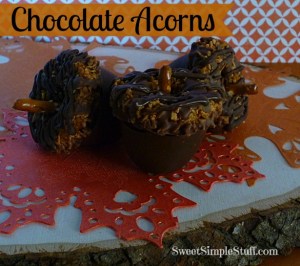 chocolate acorns