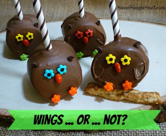 wings ... or ... not  owl pops