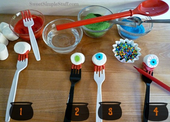 eyeball on fork instructions