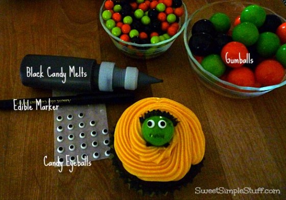 Frankenstein Cupcake Gumball