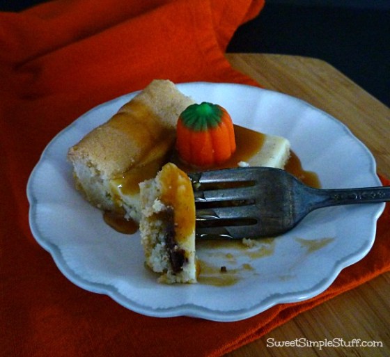 chocolate pumpkin spice ovation cheesecake bars