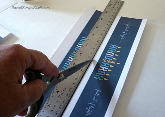 Hanukkah calendar instructions