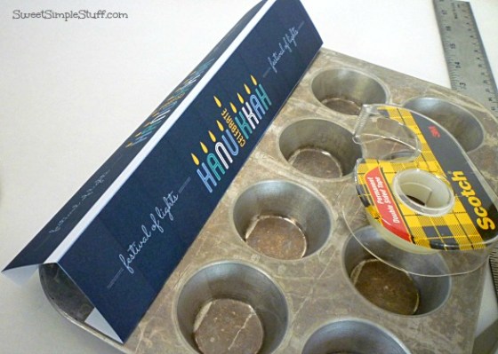 Hanukkah countdown instructions