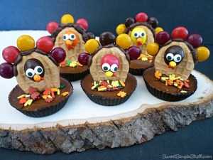 Nutter butter M&M's turkeys