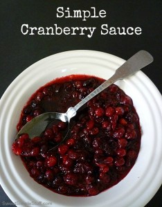 Simple Cranberry Sauce