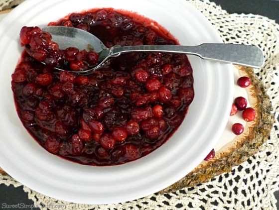 simple easy cranberry sauce
