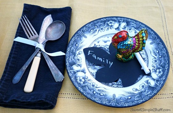 Thanksgiving chalkboard chocolate turkey