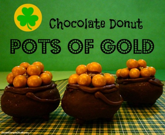 chocolate donut pots of gold