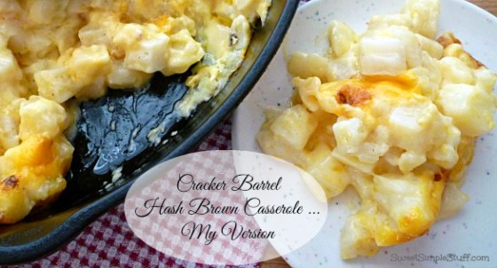 Cracker Barrel Hash Brown Casserole My Version
