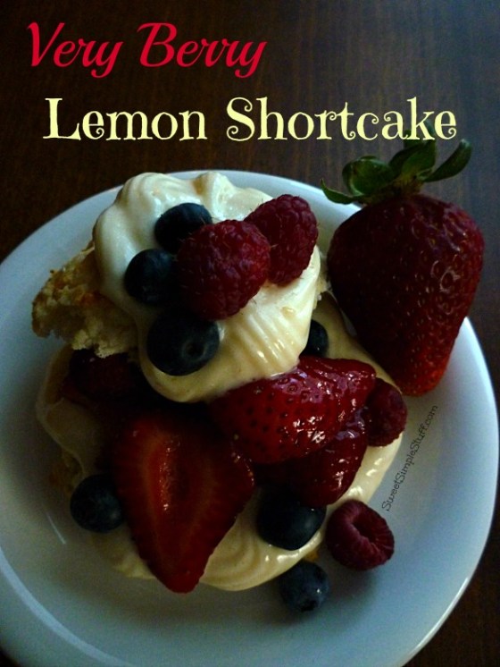 Very Berry Lemon Shortcake - SweetSimpleStuff.com