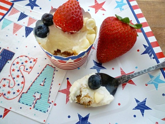 No-bake Cheesecake for the 4th of July
