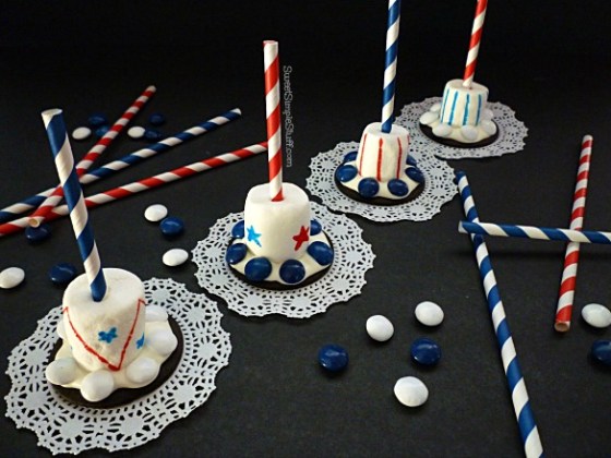 Red, white and blue pops - SweetSimpleStuff