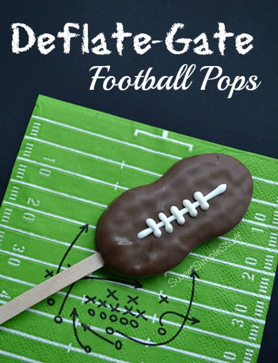 Deflate-Gate Football Pops - SweetSimpleStuff