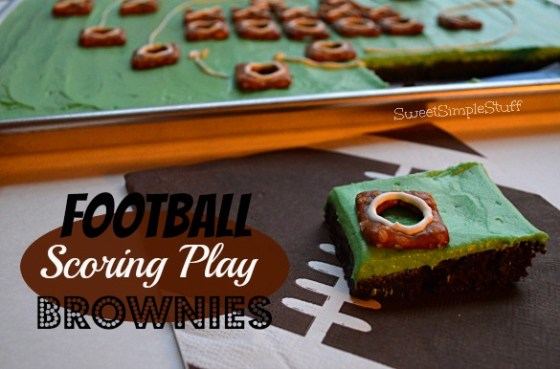 Football Scoring Play Brownies - SweetSimpleStuff