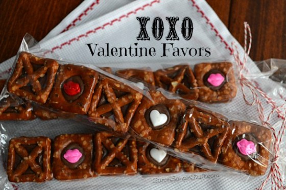 XOXO Valentine Favors - SweetSimpleStuff.com