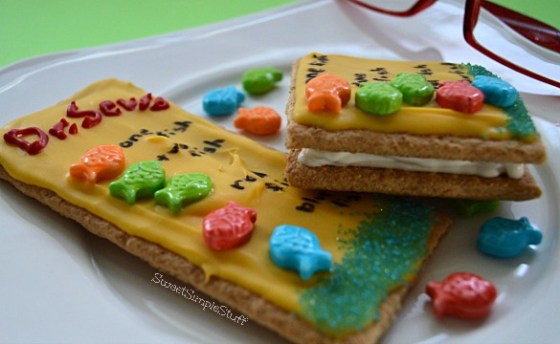 Dr. Seuss One Fish Two Fish Cookies by SweetSimpleStuff