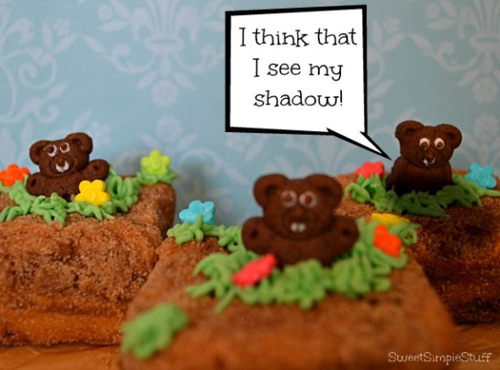 Ground Hog Cake - SweetSimpleStuff