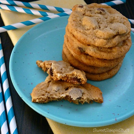 The Best Chocolate Chip Peanut Butter Cookies - SweetSimpleStuff