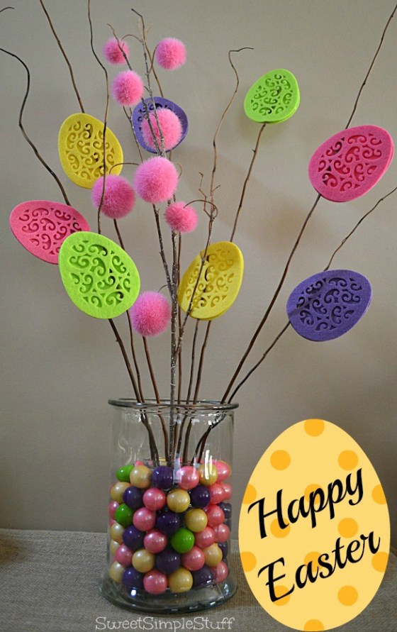 Happy Easter Centerpiece by SweetSimpleStuff
