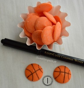 Orange Candy Basketballs by SweetSimpleStuff