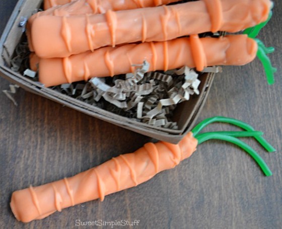 Candy Coated Licorice Carrots by SweetSimpleStuff