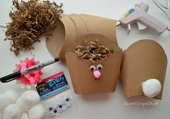 Rabbit French Fry Box by SweetSimpleStuff