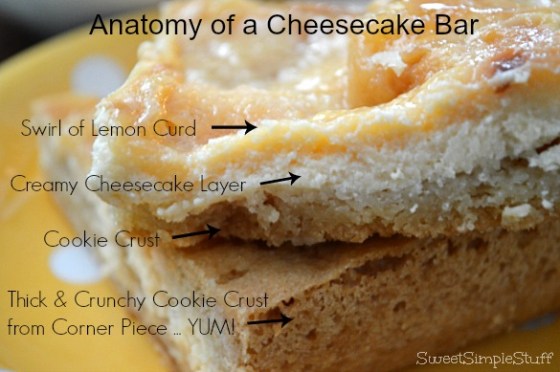 Anatomy of a Cheesecake Bar by SweetSimpleStuff