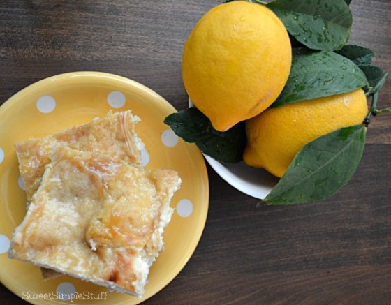 Lemon Cheesecake Bars with Sugar Cookie Crust by SweetSimpleStuff